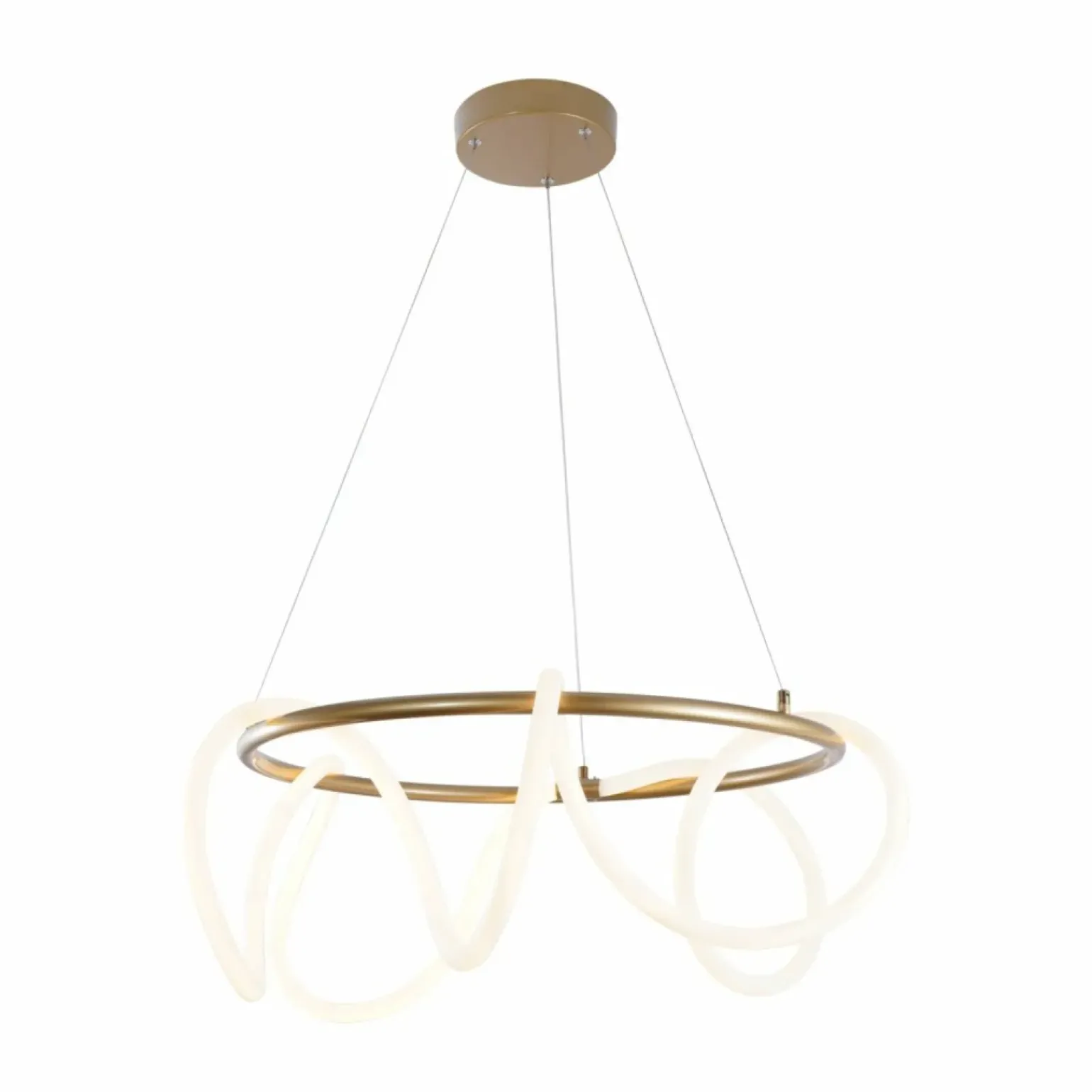 Shop Designerska, ledowa lampa wisząca 20006PL-GD BALBO | Kaja Oświetlenie Żyrandole Nowoczesne