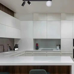 Best Designerska listwa sufitowa z tubami i kloszem K-4135 | Kaja Żyrandole Nowoczesne