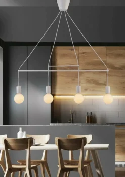 Store Designerska, minimalistyczna lampa wisząca 34-70906 ALTO | Kaja Żyrandole Nowoczesne