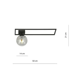 Best Sale Designerska, pojedyncza lampa plafon 1131/1B IMAGO | Kaja Oświetlenie Żyrandole Nowoczesne