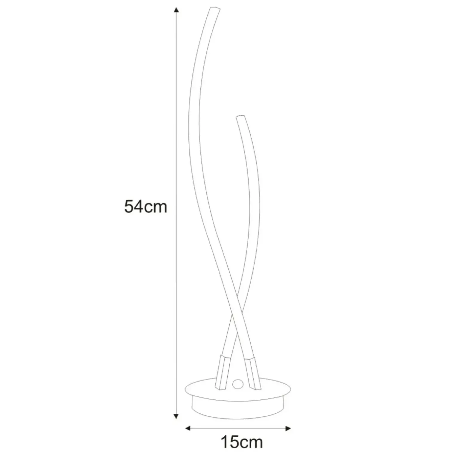 Sklep Kaja Designerska, srebrna lampka do salonu K-8078 JUSTIN | Kaja Oświetlenie