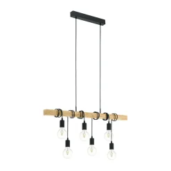 Best Sale Designerska, surowa lampa wisząca 95499 TOWNSHEND | Kaja Oświetlenie Żyrandole Nowoczesne