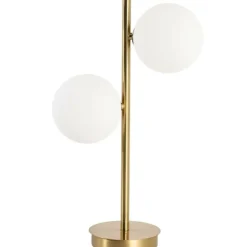 Sklep Kaja Designerska, złota lampka stołowa do salonu LP-002/2T z serii DORADO