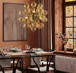 Hot Designerski żyrandol z kulkami MOD133PL-06BS BOLLA | Kaja Oświetlenie Żyrandole Nowoczesne