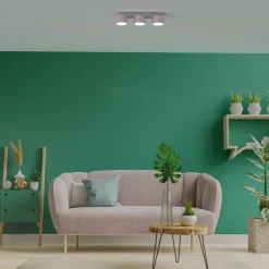 Online Doskonała lampa sufitowa z trzema abażurkami MLP7555 z serii DIXIE | Kaja Oświet Żyrandole Nowoczesne