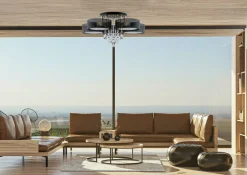 Flash Sale Doskonały żyrandol z kolorowymi LEDami DRS8006/5 TR NET | Kaja Żyrandole Nowoczesne