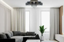 Flash Sale Doskonały żyrandol z kolorowymi LEDami DRS8006/5 TR NET | Kaja Żyrandole Nowoczesne