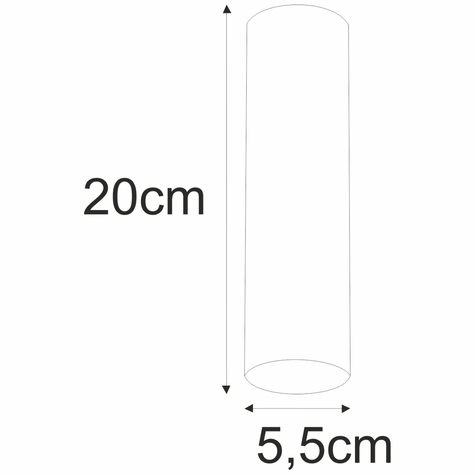 Sklep Kaja Doświetlenie punktowe, tuba, spot K-4405 MILE BLACK | Kaja Oświetlenie