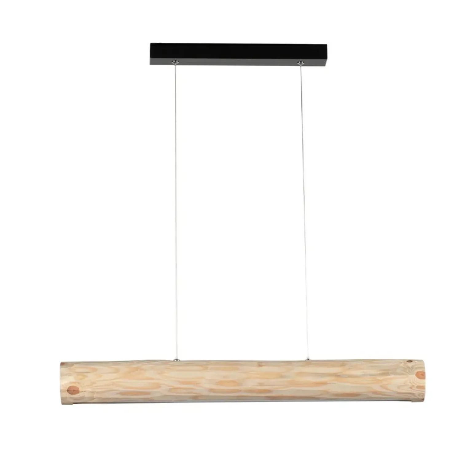 Cheap Drewniana, jasna belka LED 90cm na zwisie 69460104 LUCAS | Kaja Żyrandole Nowoczesne