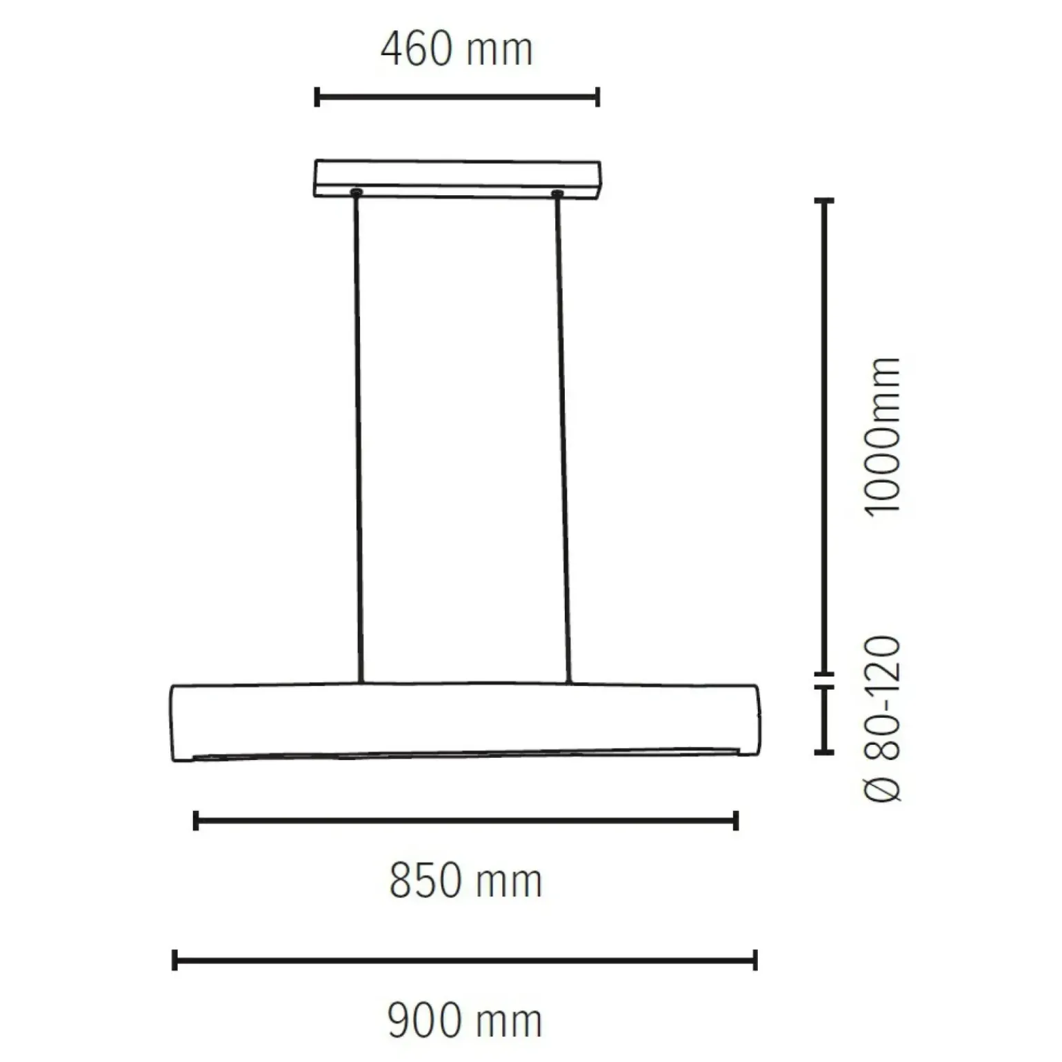 Cheap Drewniana, jasna belka LED 90cm na zwisie 69460104 LUCAS | Kaja Żyrandole Nowoczesne