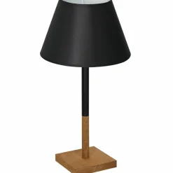 Sklep Kaja Drewniana lampa stołowa, abażur LX 3749 z serii TABLE LAMPS