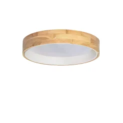 Sklep Kaja Drewniana lampa sufitowa LED ABR-PLODV-B-20W-CCT NATURALE | Kaja