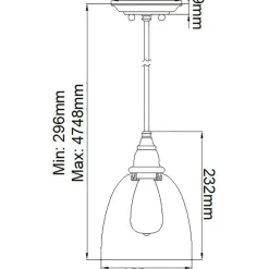 Sklep Kaja Drewniana lampa wisząca, klosz DL-MATRIMONIO1MP z serii MATRIMONIO