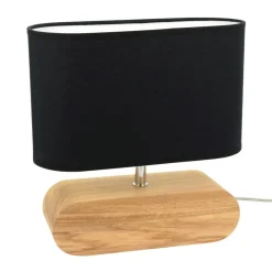 Sklep Kaja Drewniana lampka stołowa do sypialni 7615074 MARINNA | Kaja