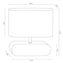 Sklep Kaja Drewniana lampka stołowa do sypialni 7615074 MARINNA | Kaja