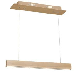 Cheap Drewniana listwa LED idealna nad stół w jadalni MLP567 TIMBER | Kaja Żyrandole Nowoczesne