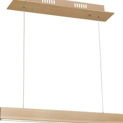 Cheap Drewniana listwa LED idealna nad stół w jadalni MLP567 TIMBER | Kaja Żyrandole Nowoczesne