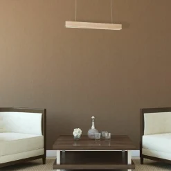 Cheap Drewniana listwa LED idealna nad stół w jadalni MLP567 TIMBER | Kaja Żyrandole Nowoczesne