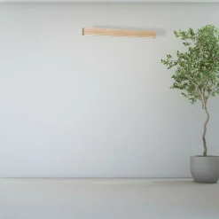 Cheap Drewniana listwa LED idealna nad stół w jadalni MLP567 TIMBER | Kaja Żyrandole Nowoczesne