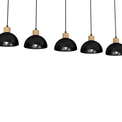 Best Sale Drewniana listwa z wiszącymi lampami, do jadalni MLP7227 ERIK | Kaja Żyrandole Nowoczesne