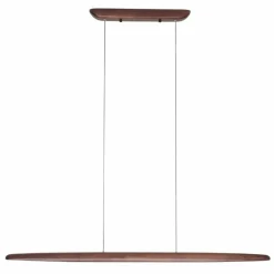 Best Drewniana, pozioma lampa wisząca LED MX P0598 WOODY | Kaja Oświetlenie Żyrandole Nowoczesne