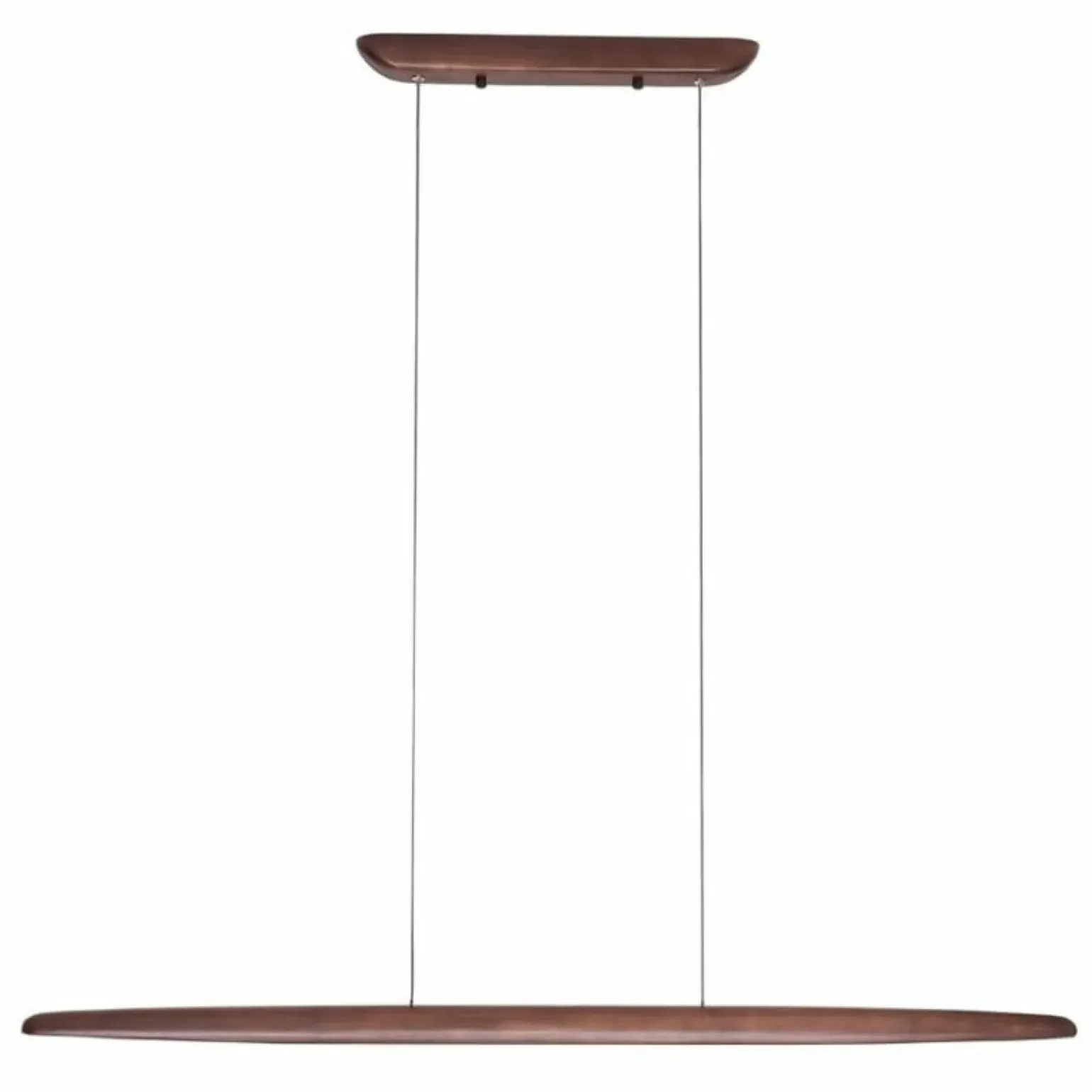 Best Drewniana, pozioma lampa wisząca LED MX P0598 WOODY | Kaja Oświetlenie Żyrandole Nowoczesne