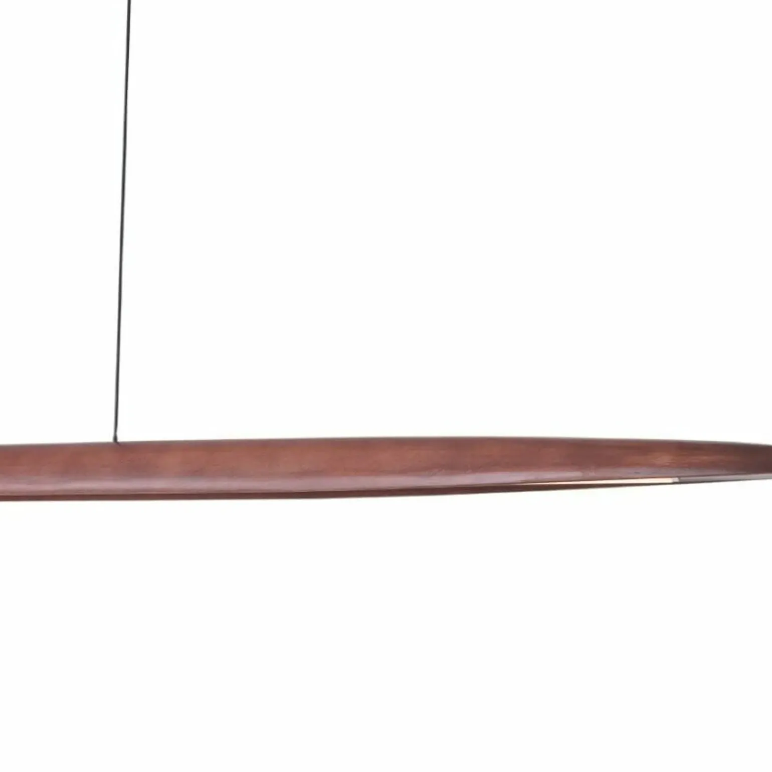 Best Drewniana, pozioma lampa wisząca LED MX P0598 WOODY | Kaja Oświetlenie Żyrandole Nowoczesne