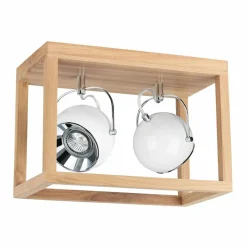 Hot Drewniana, rustykalna lampa sufitowa do holu 5222274 ROY | Kaja Żyrandole Nowoczesne