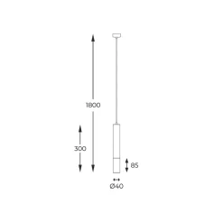 Fashion Drewniana tuba wisząca z regulowaną wysokością 8620103 z serii MADERA Żyrandole Nowoczesne