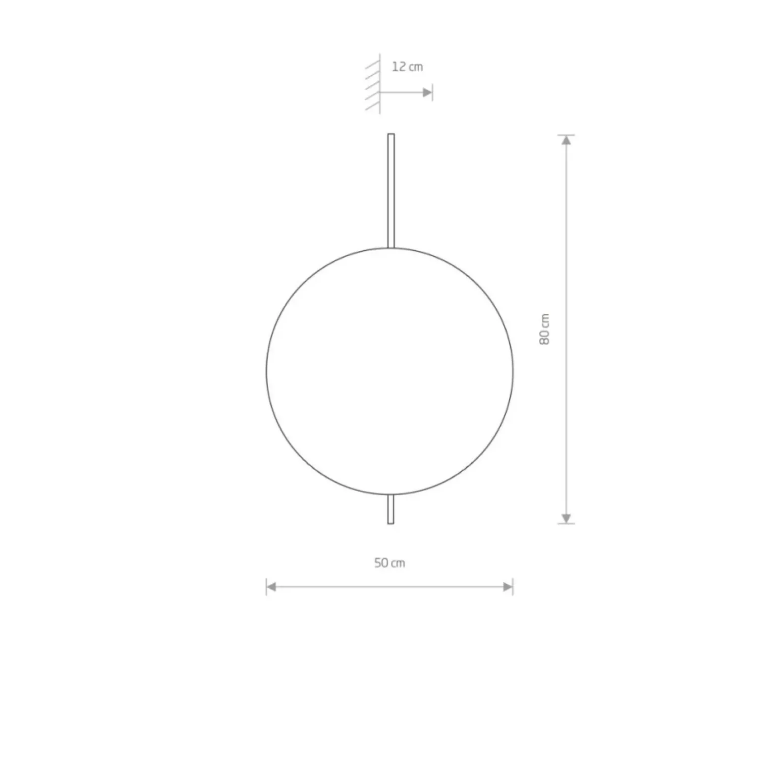 Sklep Kaja Drewniany kinkiet ścienny, w kształcie koła 7655 | Kaja Oświetlenie