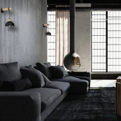 Sklep Kaja Drewniany kinkiet ścienny, regulowana długość MLP7224 z serii ERIK | Kaja Oświet