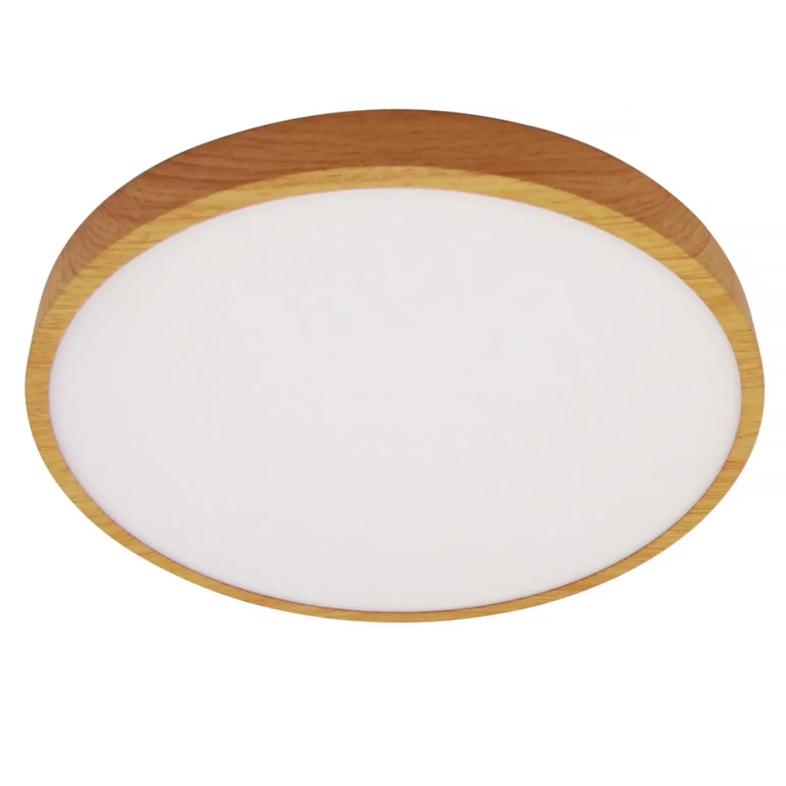 Sklep Kaja Drewniany, ledowy plafon o średnicy 28cm PLF-75689-WD-3K RIBERIO