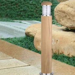 Sklep Kaja Drewniany słupek ogrodowy, oświetleniowy GZ-POOLE-B z serii POOLE