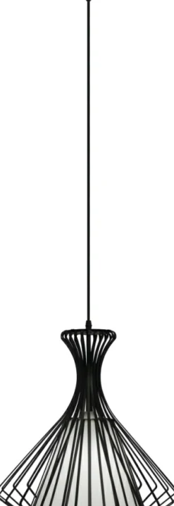 Outlet Druciana lampa wisząca do kuchni 5105/1 BLACK ESTER | Kaja Oświetlenie Żyrandole Nowoczesne
