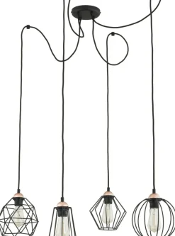 Cheap Druciana lampa wisząca typu pająk TK 1646 GALAXY | Kaja Oświetlenie Żyrandole Nowoczesne