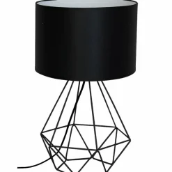 Sklep Kaja Druciana lampka stołowa z abażurem MLP7201 BASKET | Kaja Oświetlenie