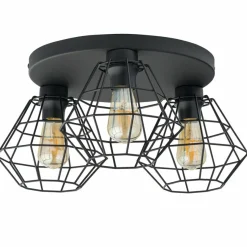 Sklep Kaja Druciana, loftowa lampa sufitowa do sypialni TK 6205 - DIAMOND NEW