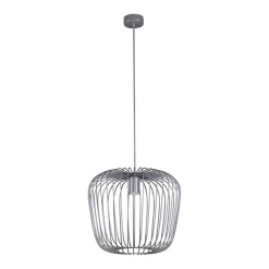 Online Druciana, szara lampa wisząca do jadalni K-4100 EDEN | Kaja Żyrandole Nowoczesne