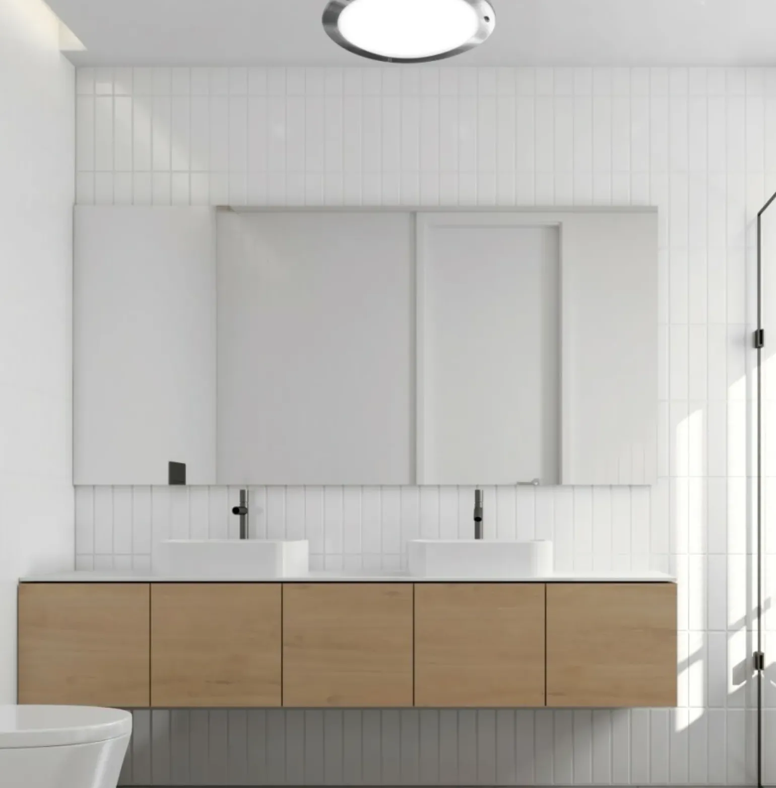 Sklep Kaja Duża, łazienkowa lampa sufitowa 40cm 14-84203 AQUILA | Kaja