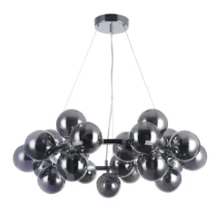 New Duża, owana lampa wisząca MOD548PL-25CH DALLAS | Kaja Oświetlenie Żyrandole Nowoczesne