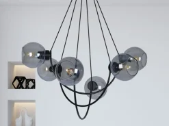 Store Duża, dekoracyjna lampa wisząca do salonu K-2629 SIRIUS | Kaja Żyrandole Nowoczesne