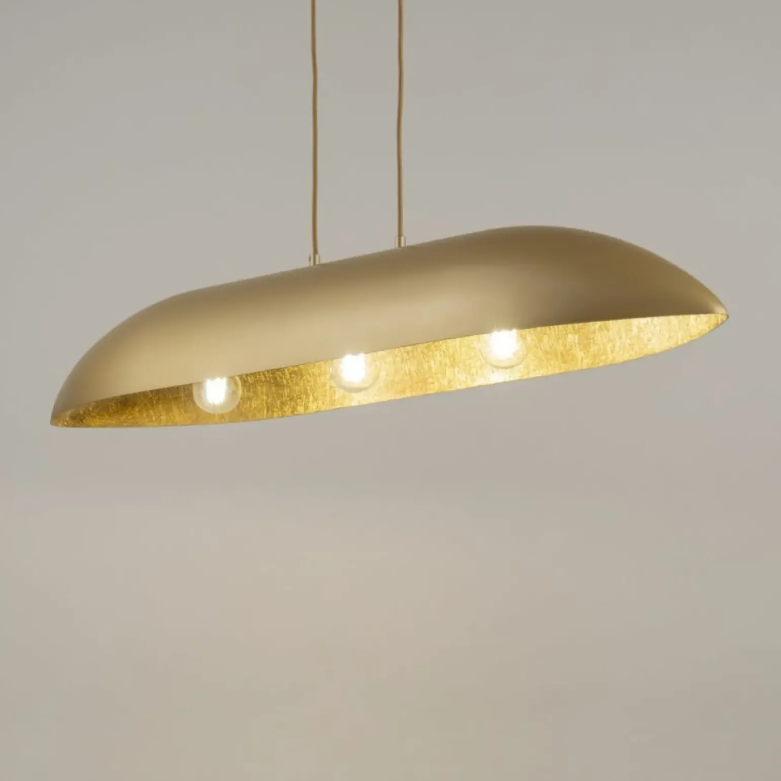 Best Sale Duża, kopułowa lampa wisząca do salonu SIG 40640 GONDOLA | Kaja Żyrandole Nowoczesne