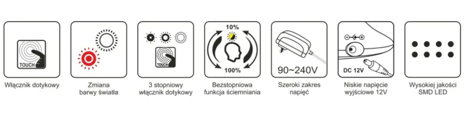 Sklep Kaja Duża, kreślarska lampa biurkowa, LED 12W K-BL1321 GRAFIT z serii ARES