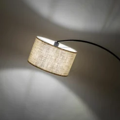 Sklep Kaja Duża lampa podłogowa w kształcie łuku TK 16023 ZENITH LINEN | Kaja