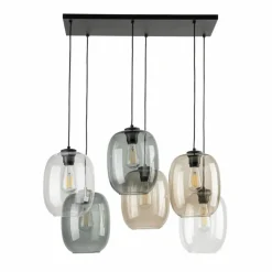 Best Duża lampa wisząca, różnokolorowe klosze TK 5974 ELIO | Kaja Żyrandole Nowoczesne