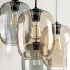 Best Duża lampa wisząca, różnokolorowe klosze TK 5974 ELIO | Kaja Żyrandole Nowoczesne