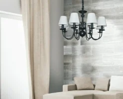 Sklep Kaja Duża lampa z klasycznymi abażurami LP-88439/8P WERONA | Kaja