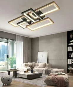 Sklep Kaja Duża, ledowa lampa sufitowa do salonu WF 9022-506 MATERA | Kaja