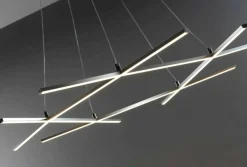 Clearance Duża, ledowa lampa wisząca do salonu A0020-350 ANDROS | Kaja Żyrandole Nowoczesne