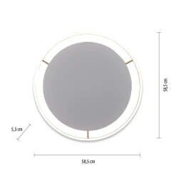 Sale Duża, piękna lampa sufitowa LED - 15392-60 z serii RITUS Żyrandole Nowoczesne